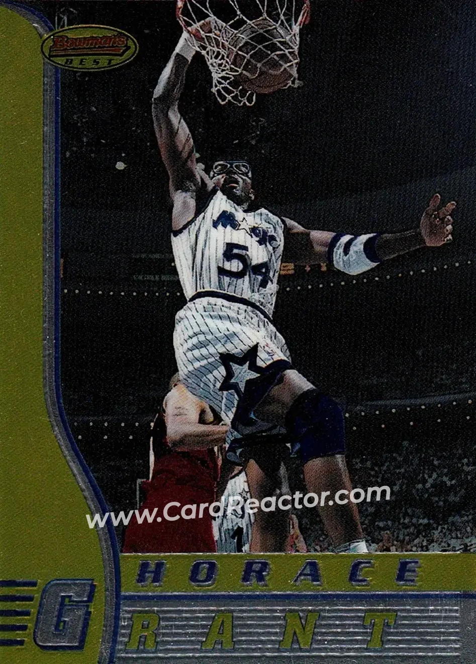 1996-97 Bowman's Best #5 - Horace Grant - Orlando Magic - Front