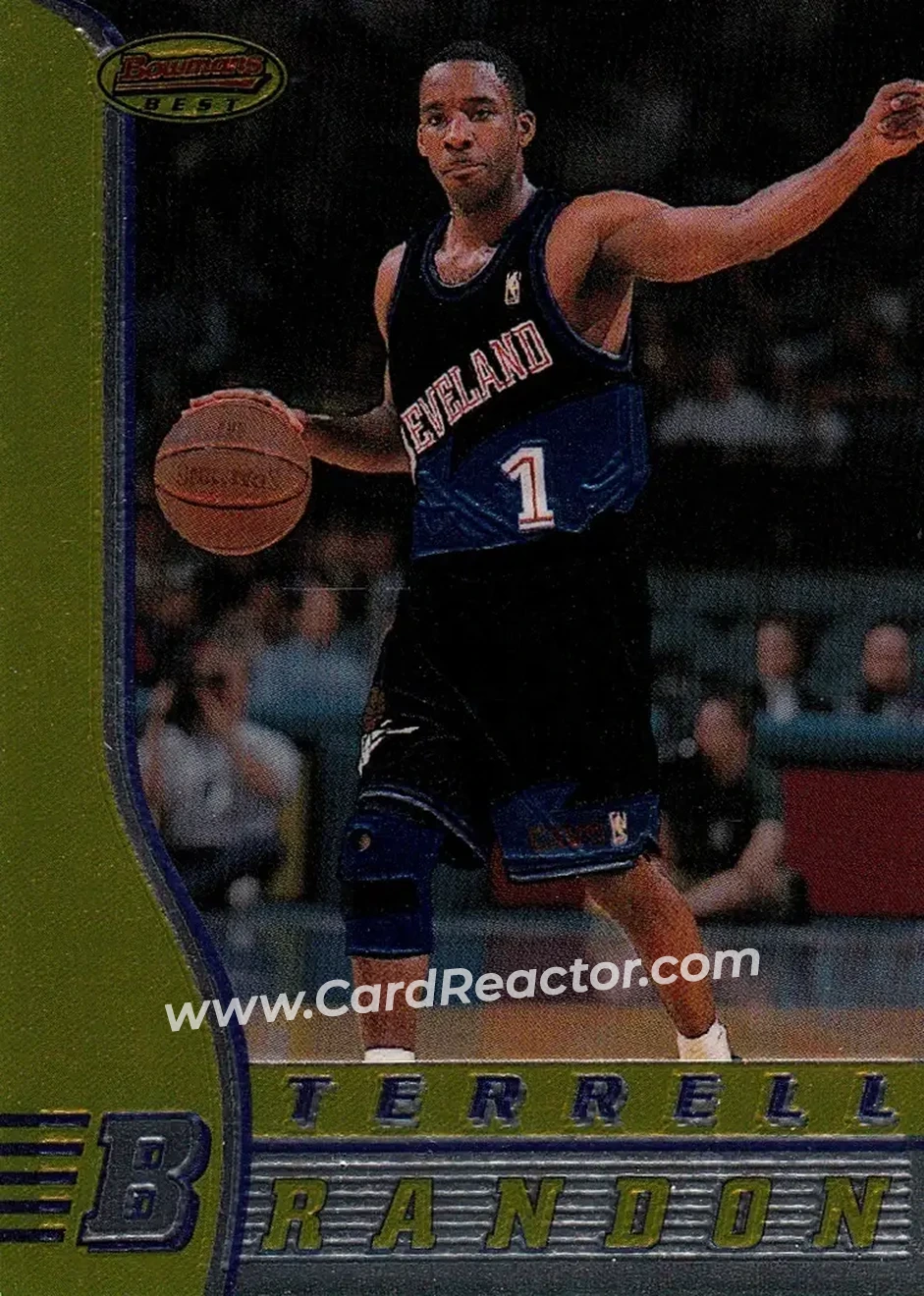 1996-97 Bowman's Best #11 - Terrell Brandon - Cleveland Cavaliers - Front 1996-97 Bowman's Best #11 - Terrell Brandon - Cleveland Cavaliers - Front