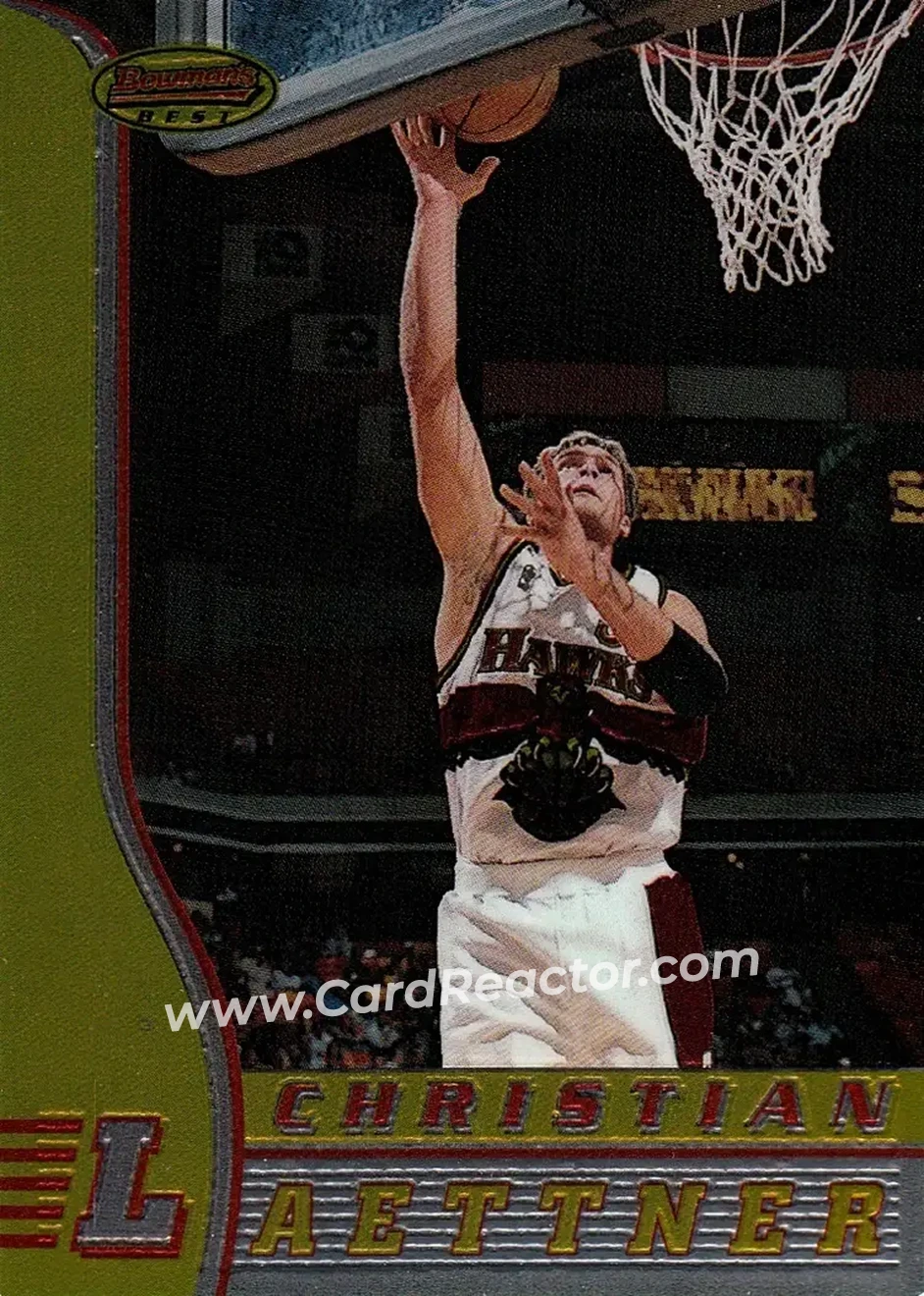 1996-97 Bowman's Best #32 - Christian Laettner - Atlanta Hawks - Front