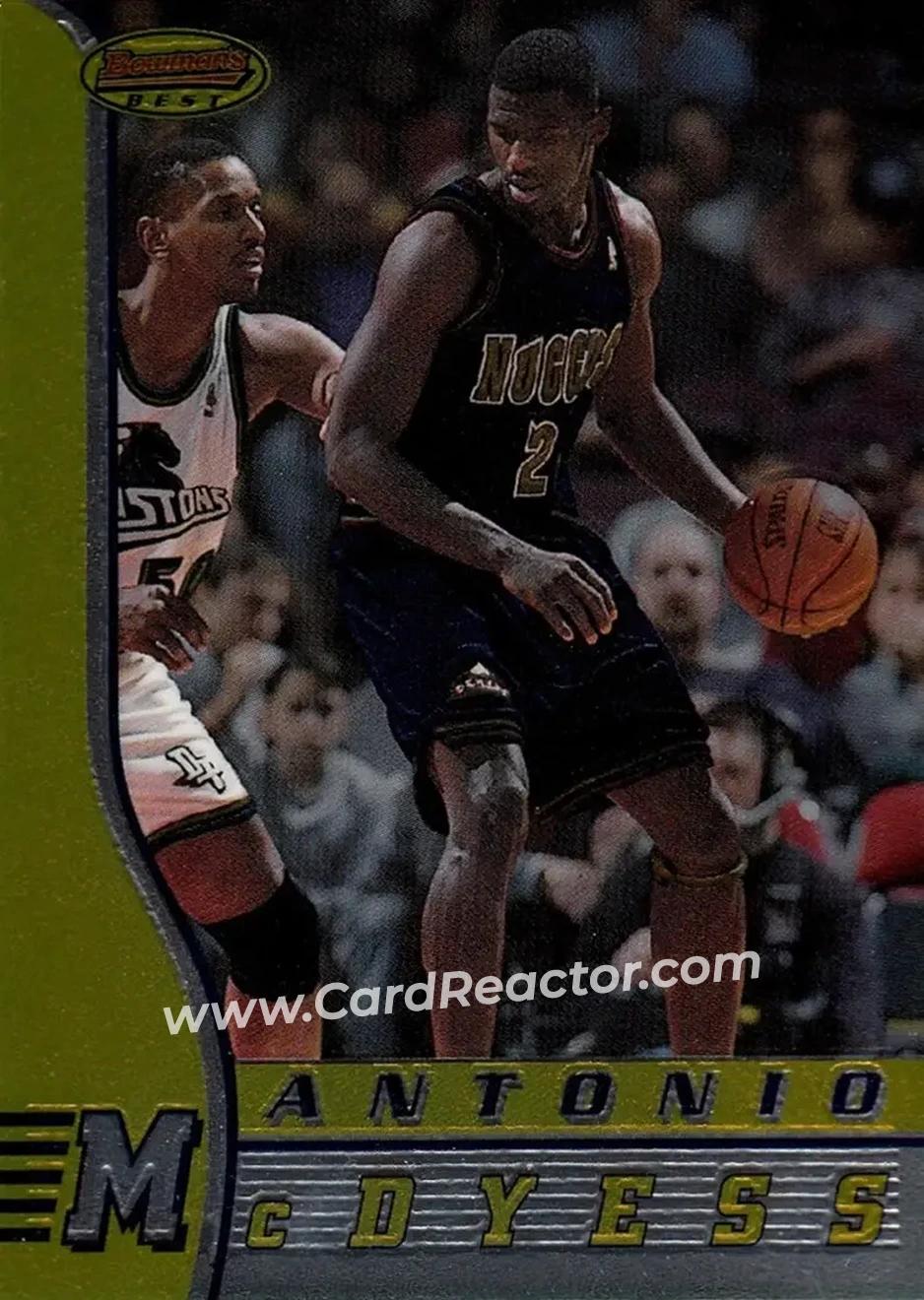 1996-97 Bowman's Best #43 - Antonio McDyess - Denver Nuggets - Front