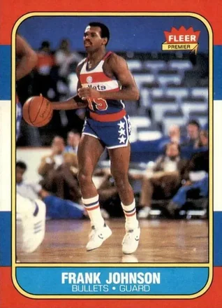 1986-87 Fleer #52 - Frank Johnson - Washington Bullets