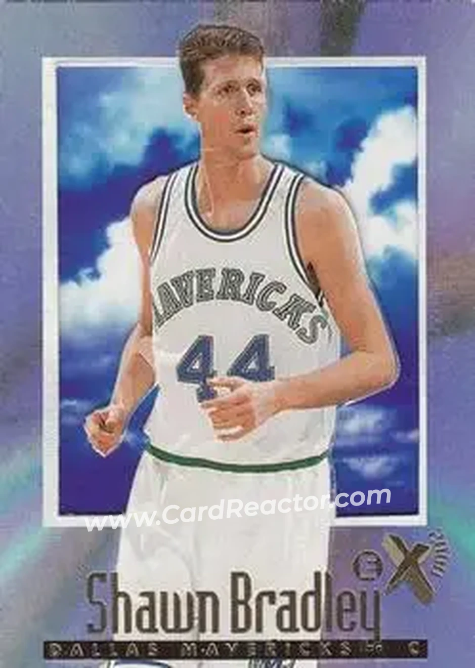 1996-97 E-X2000 #14 - Shawn Bradley - Dallas Mavericks - Front