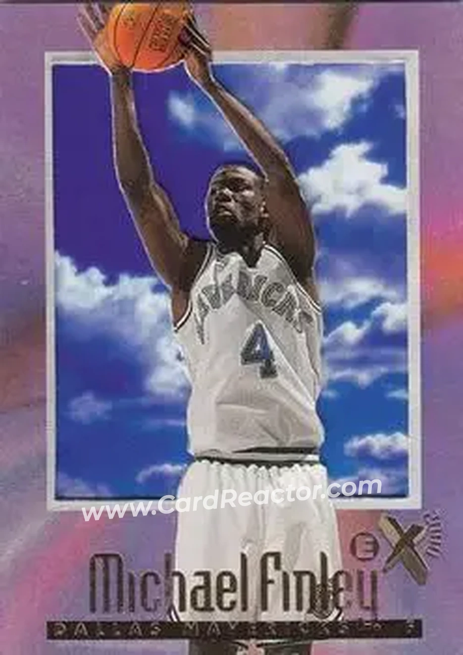 1996-97 E-X2000 #15 - Michael Finley - Dallas Mavericks - Front