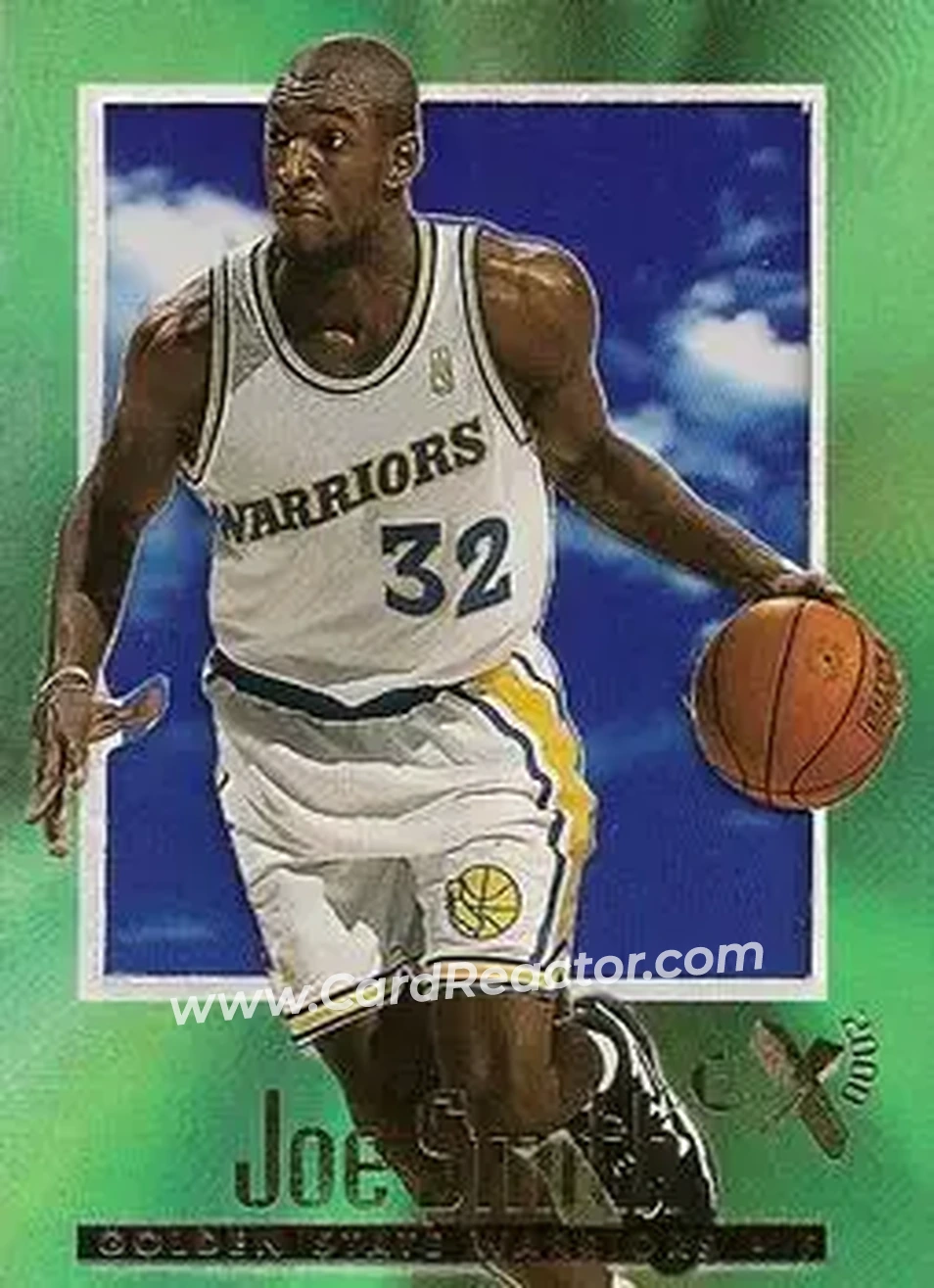 1996-97 E-X2000 #21 - Joe Smith - Golden State Warriors - Front