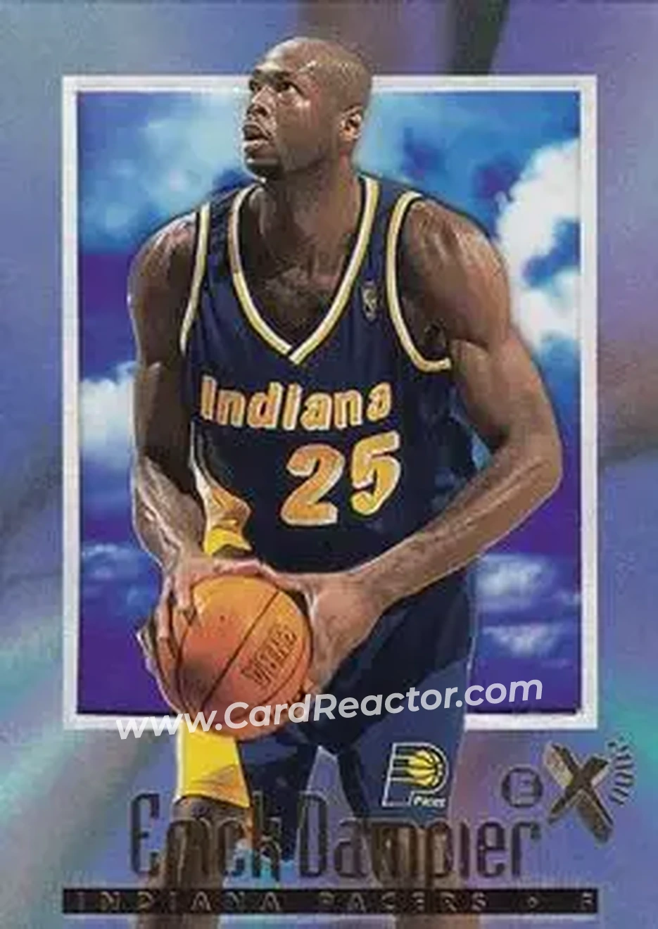 1996-97 E-X2000 #26 - Erick Dampier - Indiana Pacers - Front 1996-97 E-X2000 #26 - Erick Dampier - Indiana Pacers - Front