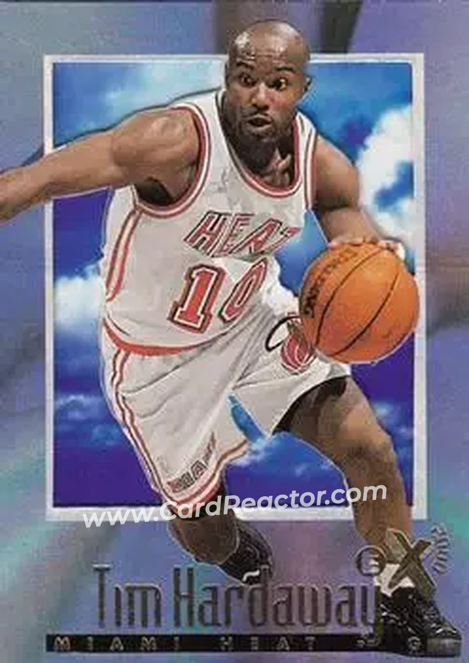 1996-97 E-X2000 #34 - Tim Hardaway - Miami Heat - Front