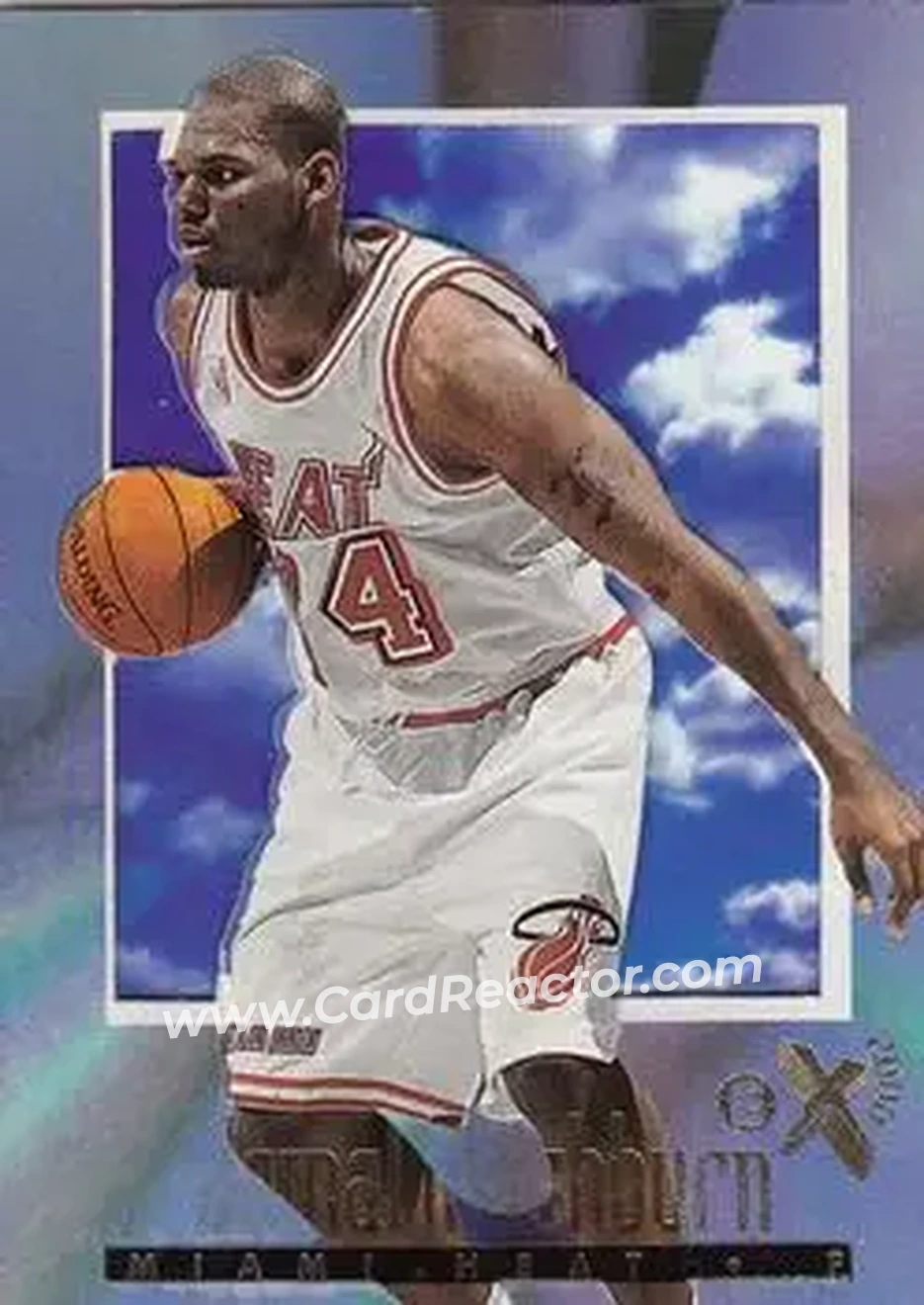 1996-97 E-X2000 #35 - Jamal Mashburn - Miami Heat - Front