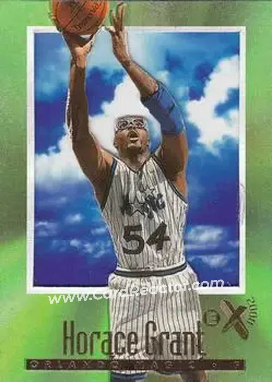 1996-97 E-X2000 #50 - Horace Grant - Orlando Magic - Front