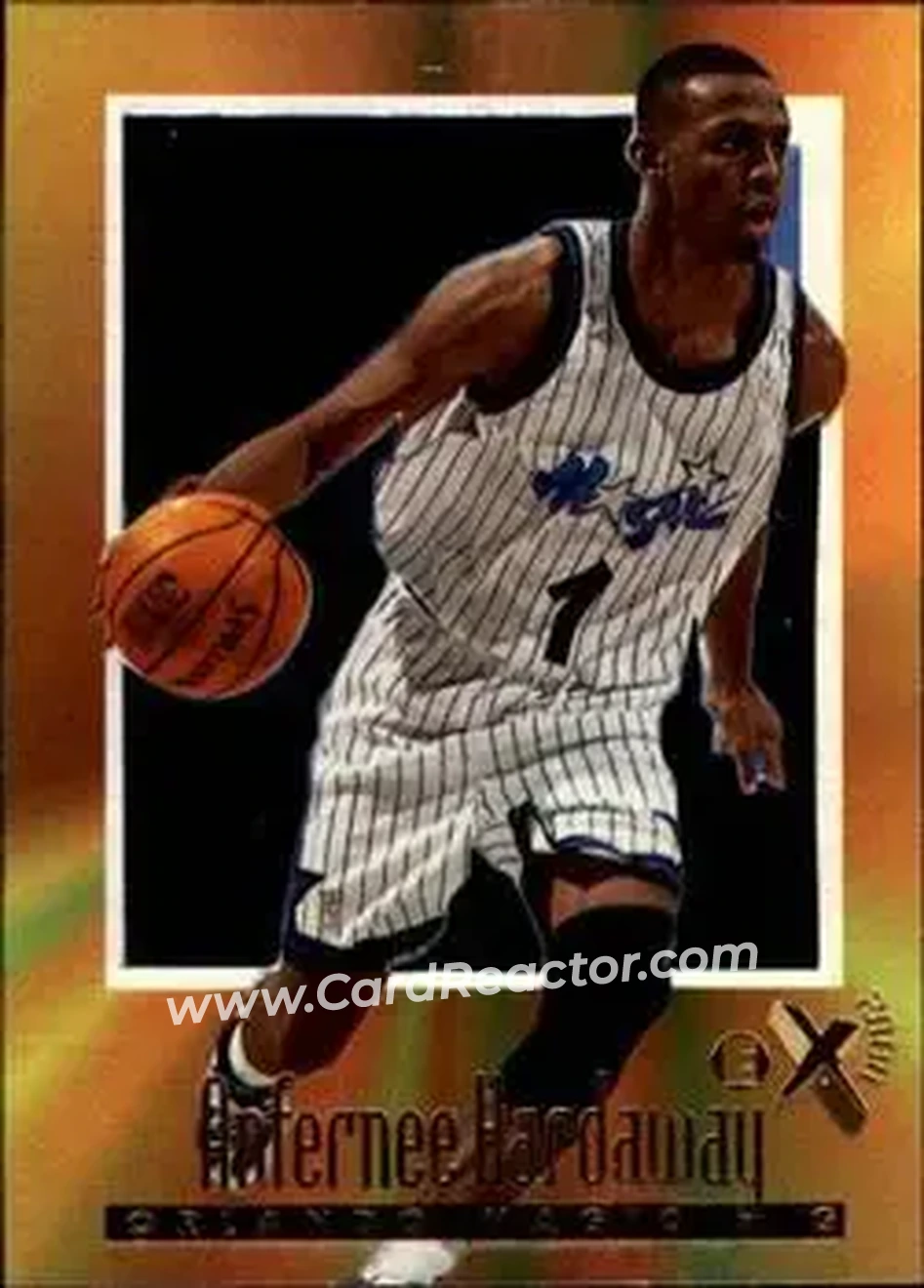1996-97 E-X2000 #51 - Anfernee Hardaway - Orlando Magic - Front