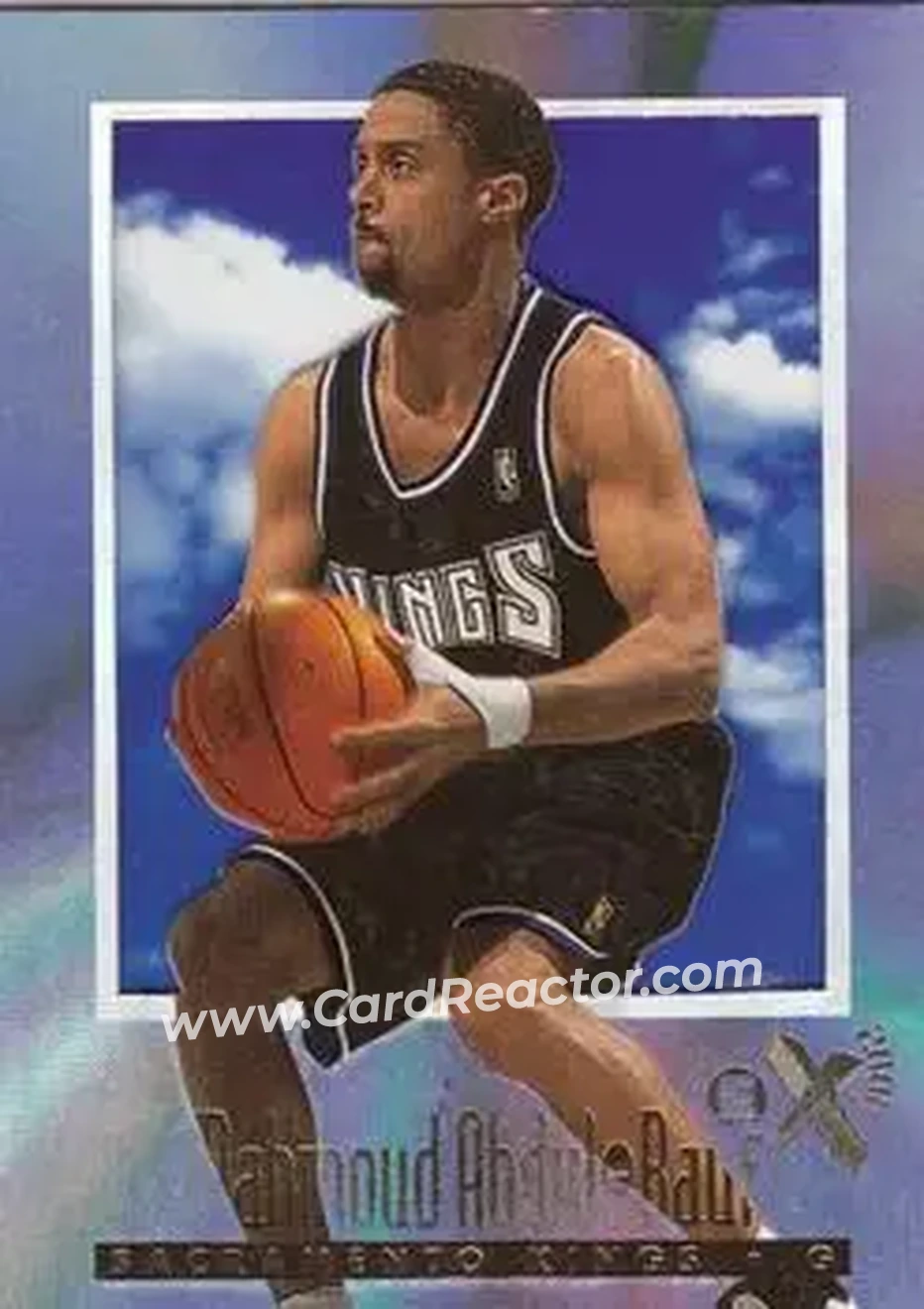 1996-97 E-X2000 #61 - Mahmoud Abdul-Rauf - Sacramento Kings - Front