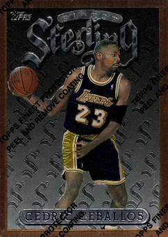 1996-97 Finest #34 - Cedric Ceballos - Los Angeles Lakers