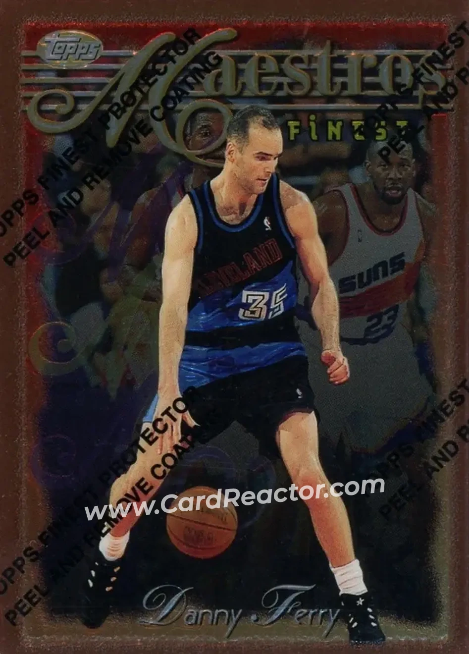 1996-97 Finest #98 - Danny Ferry - Cleveland Cavaliers - Front