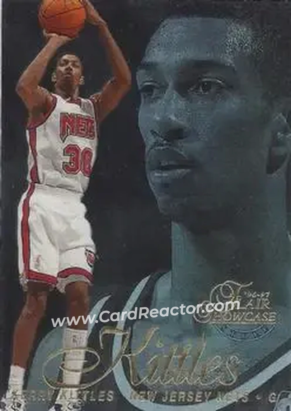 1996-97 Flair Showcase #8 - Kerry Kittles - New Jersey Nets - Front