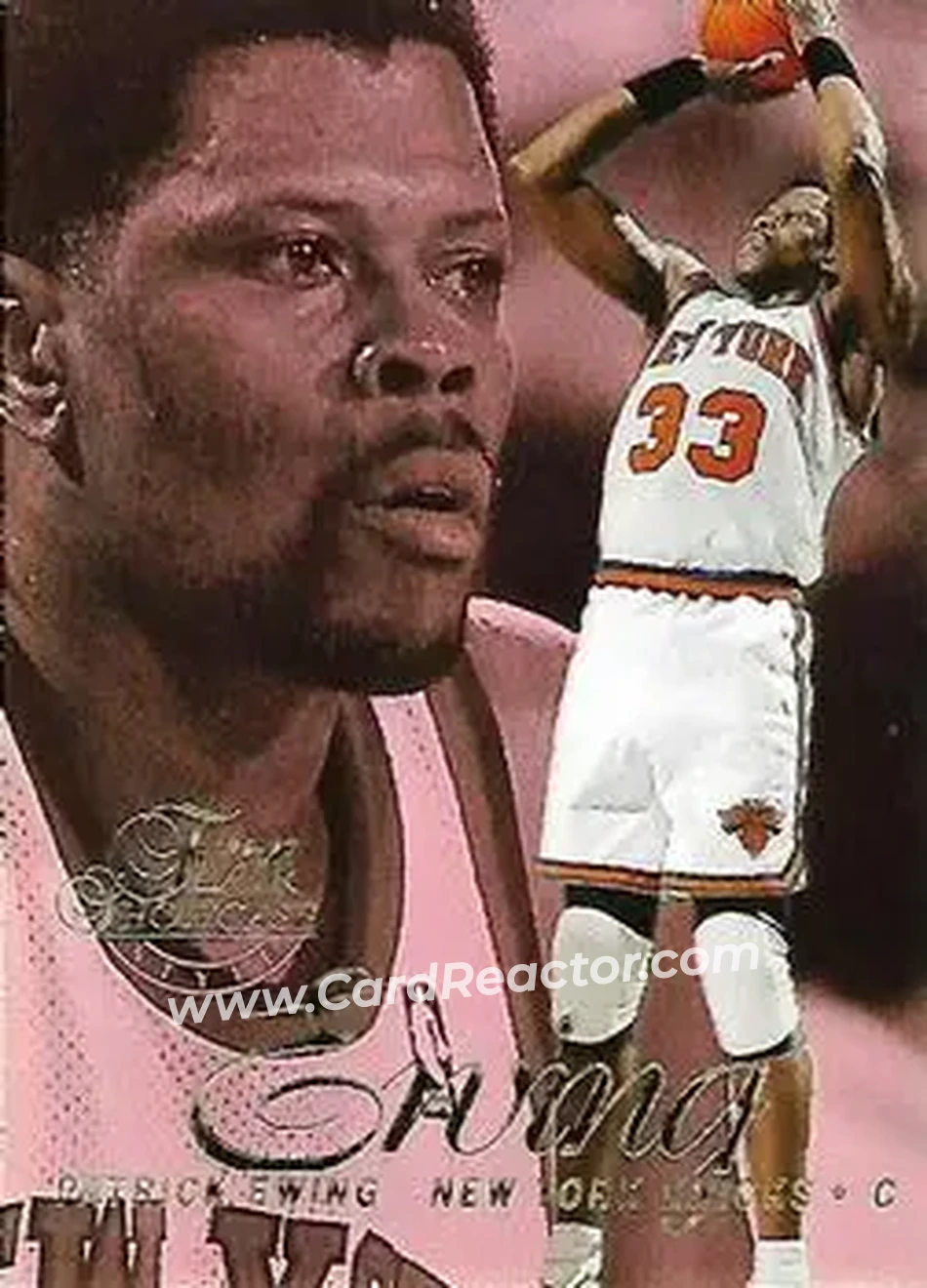 1996-97 Flair Showcase #45 - Patrick Ewing - New York Knicks - Front