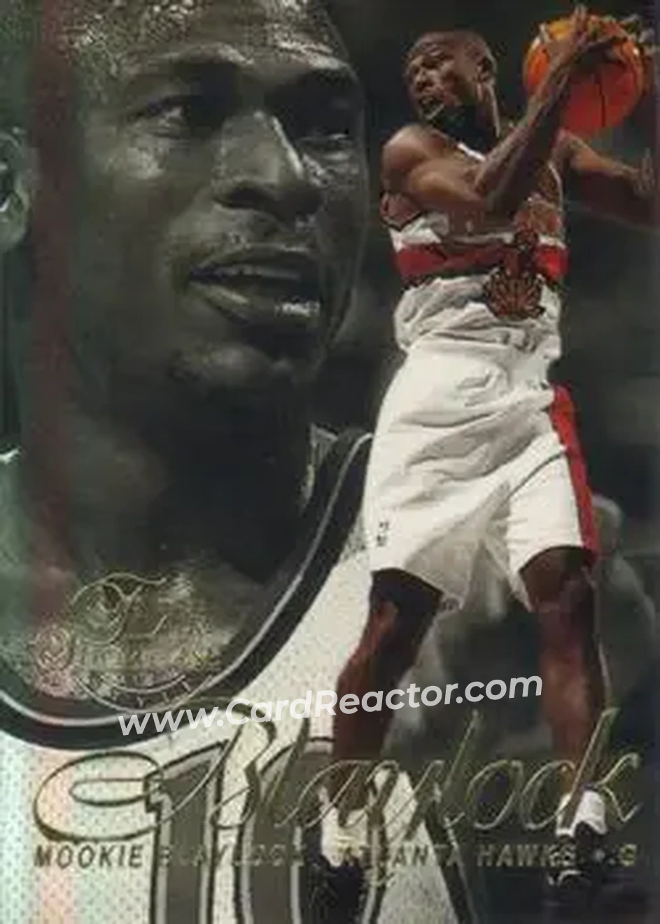 1996-97 Flair Showcase #53 - Mookie Blaylock - Atlanta Hawks - Front