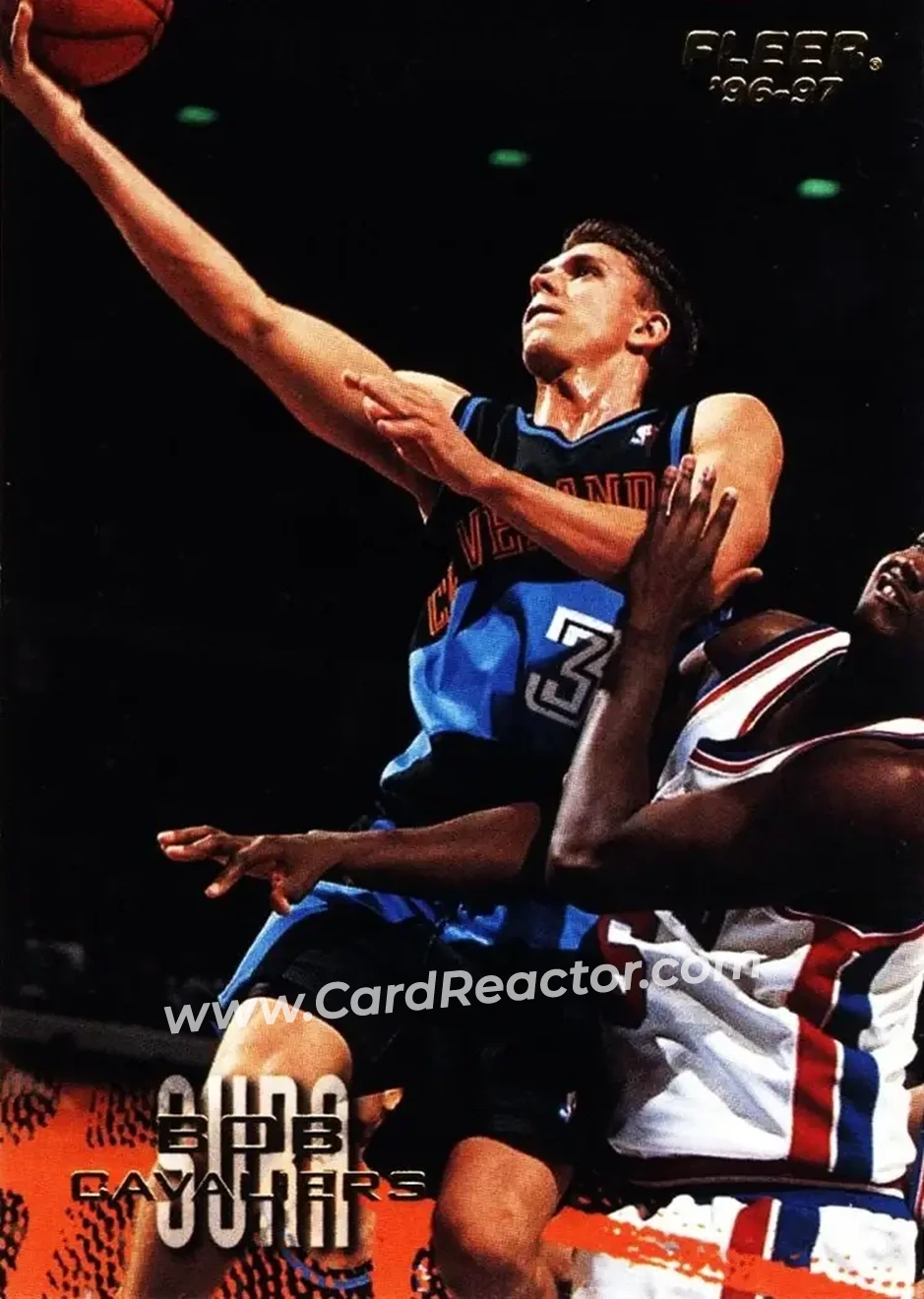 1996-97 Fleer #20 - Bob Sura - Cleveland Cavaliers - Front