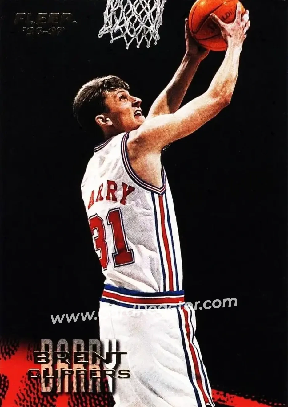 1996-97 Fleer #48 - Brent Barry - Los Angeles Clippers - Front 1996-97 Fleer #48 - Brent Barry - Los Angeles Clippers - Front