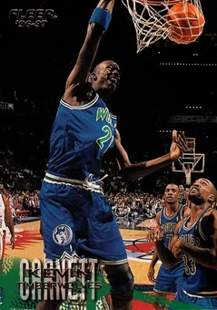 1996-97 Fleer #64 - Kevin Garnett - Minnesota Timberwolves