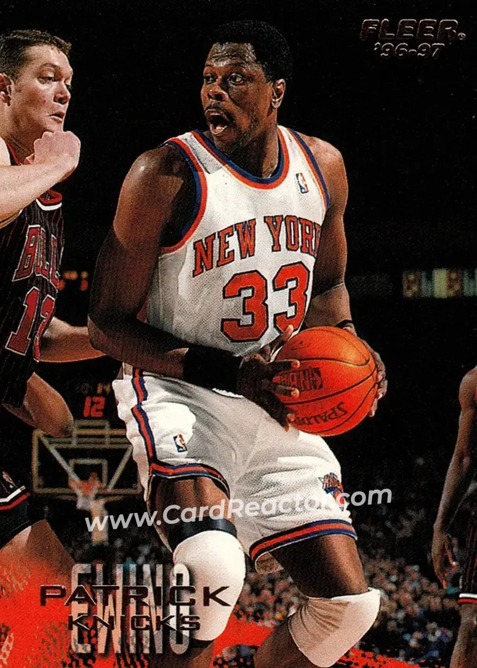 1996-97 Fleer #71 - Patrick Ewing - New York Knicks - Front 1996-97 Fleer #71 - Patrick Ewing - New York Knicks - Front