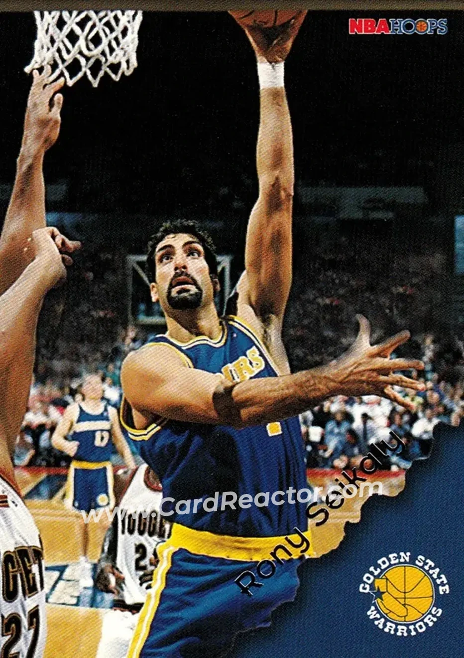 1996-97 Hoops #56 - Rony Seikaly - Golden State Warriors - Front