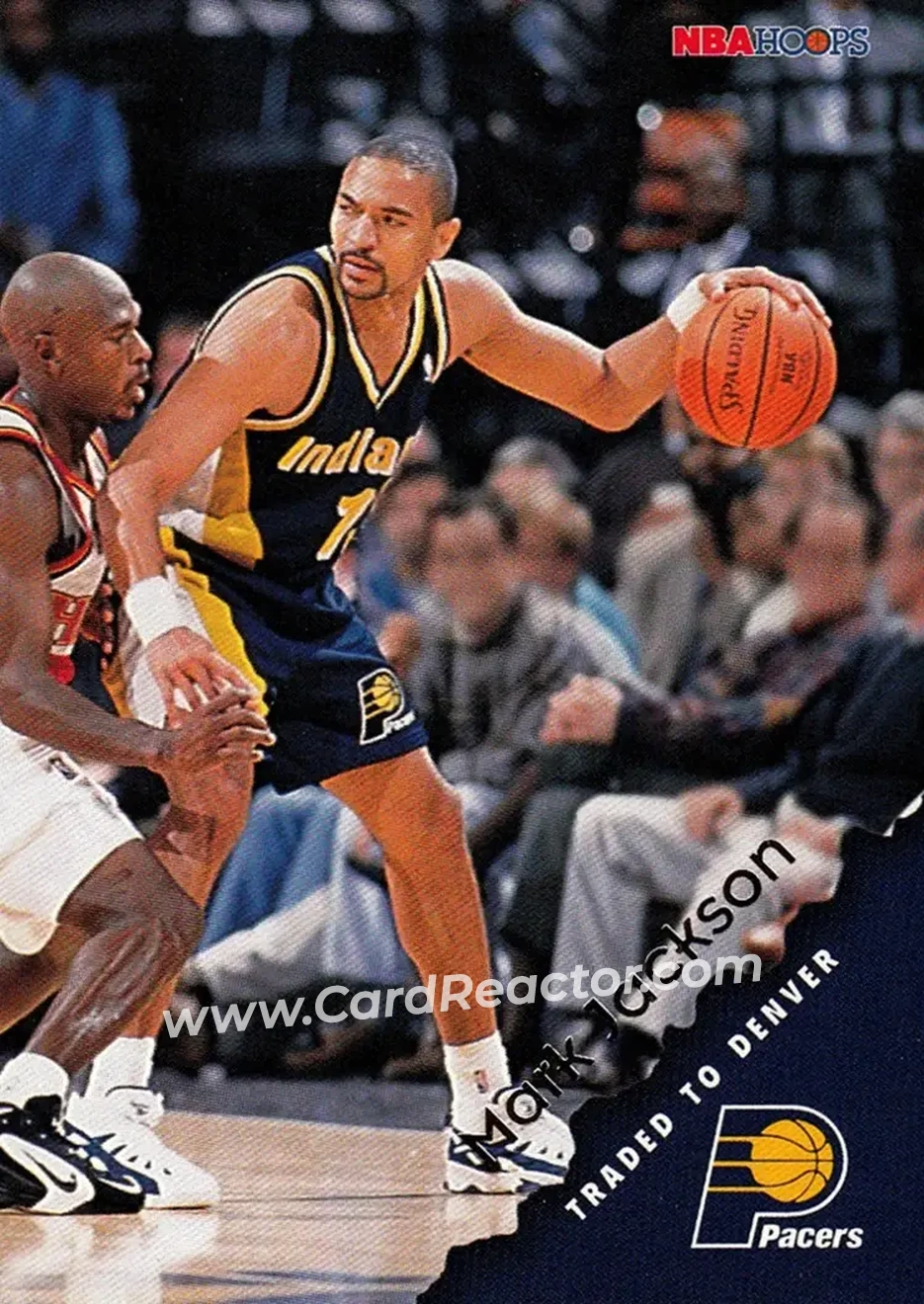 1996-97 Hoops #66 - Mark Jackson - Denver Nuggets - Front