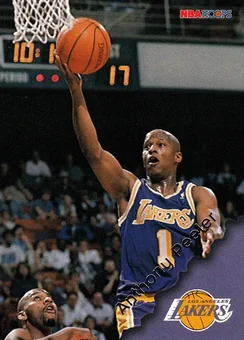 1996-97 Hoops #80 - Anthony Peeler - Los Angeles Lakers