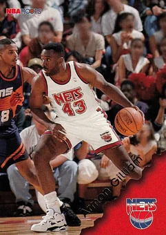 1996-97 Hoops #100 - Armon Gilliam - New Jersey Nets
