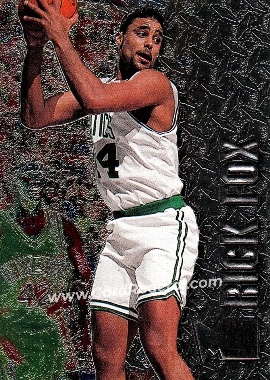 1996-97 Metal #5 - Rick Fox - Boston Celtics - Front