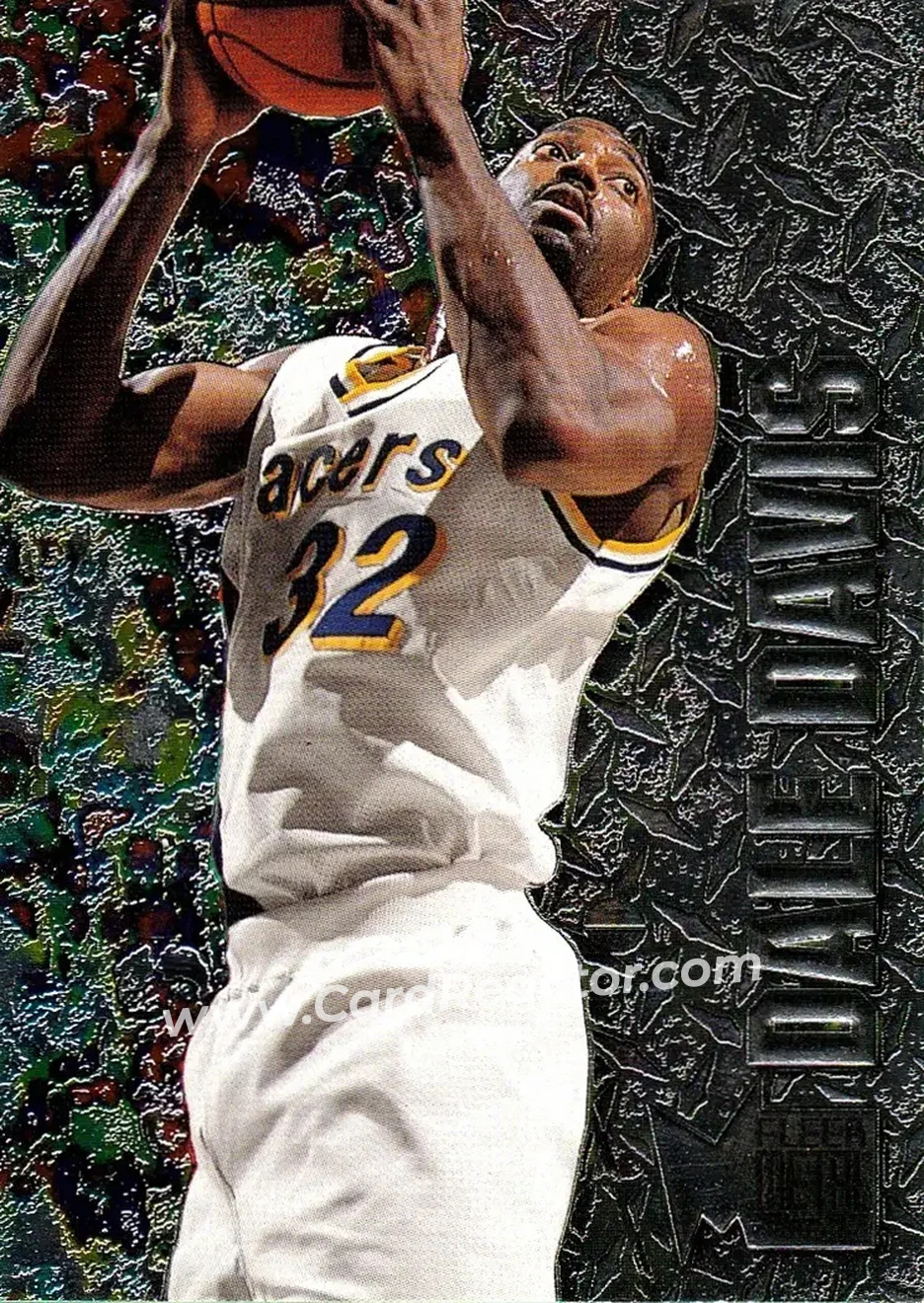 1996-97 Metal #40 - Dale Davis - Indiana Pacers - Front
