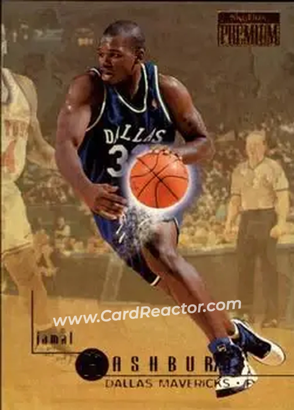 1996-97 SkyBox Premium #27 - Jamal Mashburn - Dallas Mavericks - Front