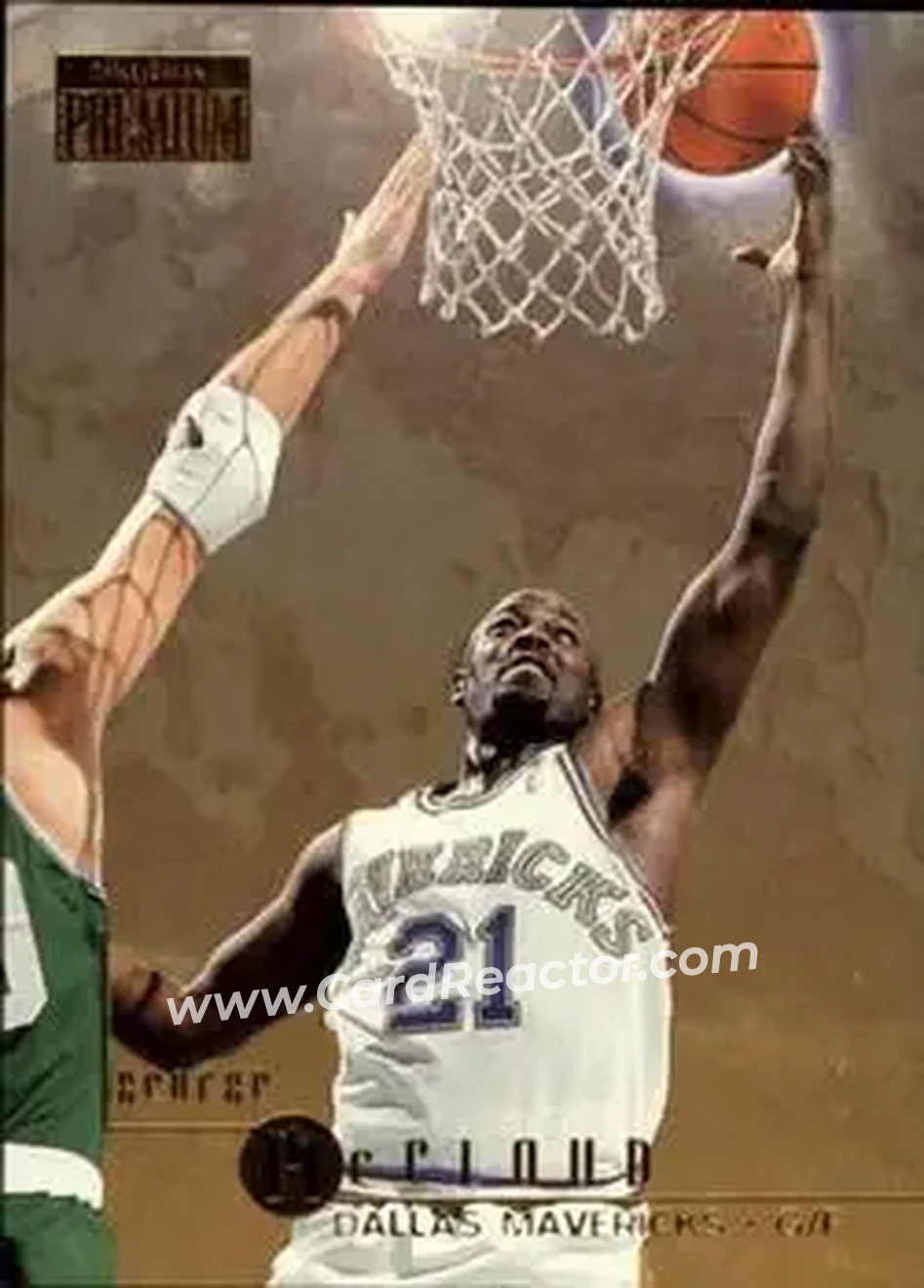 1996-97 SkyBox Premium #28 - George McCloud - Dallas Mavericks - Front 1996-97 SkyBox Premium #28 - George McCloud - Dallas Mavericks - Front