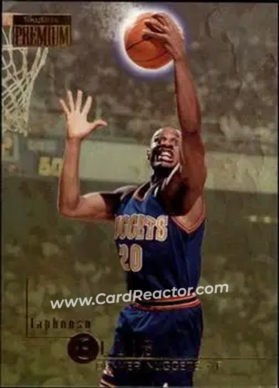 1996-97 SkyBox Premium #30 - LaPhonso Ellis - Denver Nuggets - Front