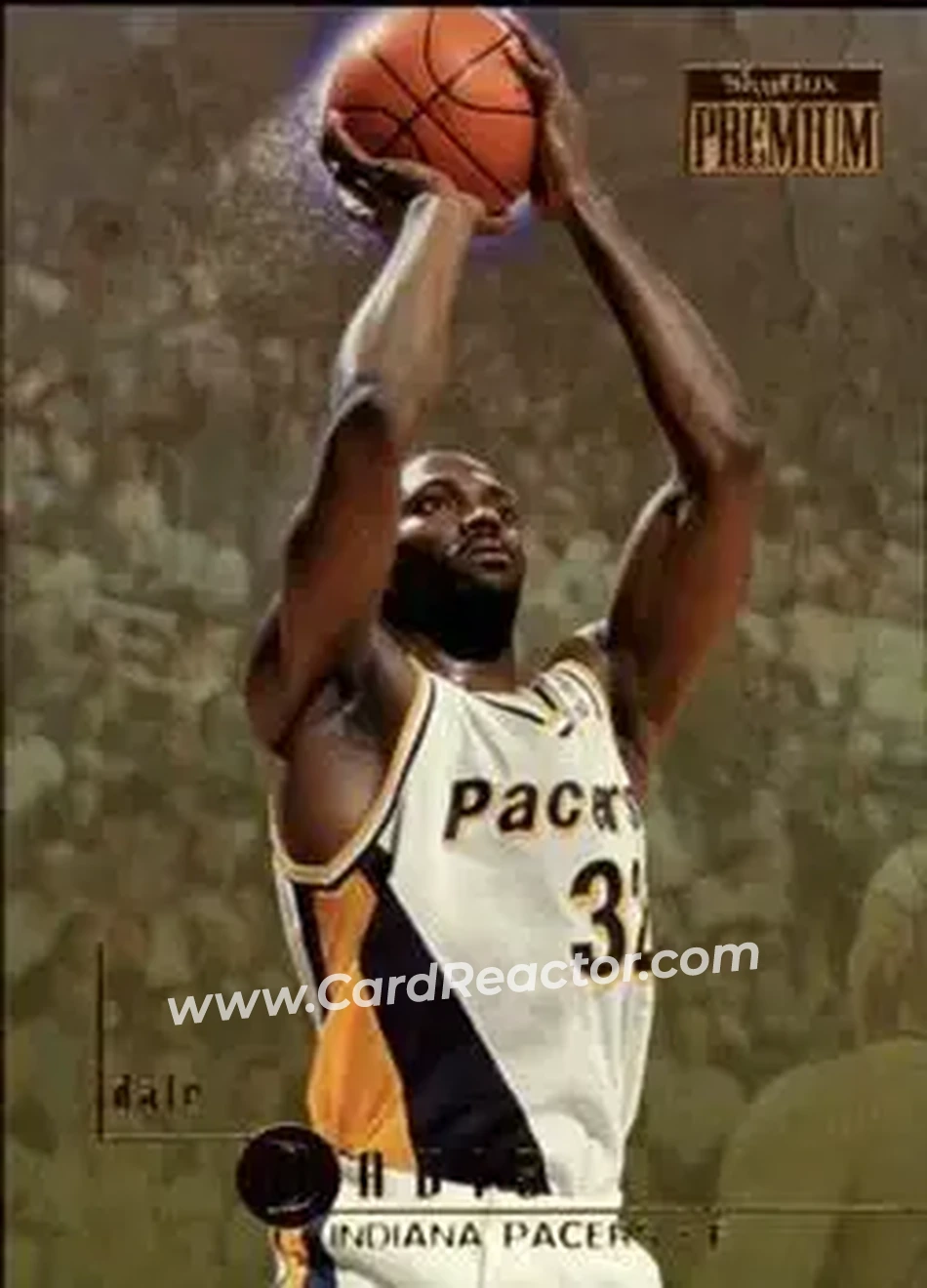 1996-97 SkyBox Premium #47 - Dale Davis - Indiana Pacers - Front