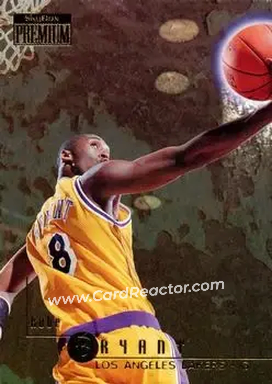 1996-97 SkyBox Premium #55 - Kobe Bryant - Los Angeles Lakers - Front