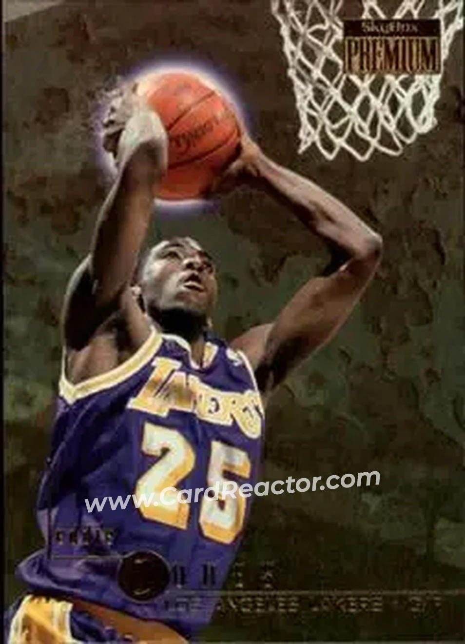 1996-97 SkyBox Premium #57 - Eddie Jones - Los Angeles Lakers - Front