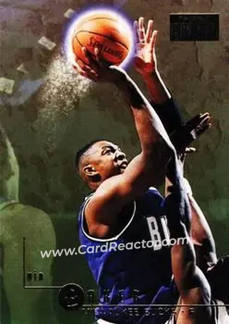1996-97 SkyBox Premium #64 - Vin Baker - Milwaukee Bucks - Front