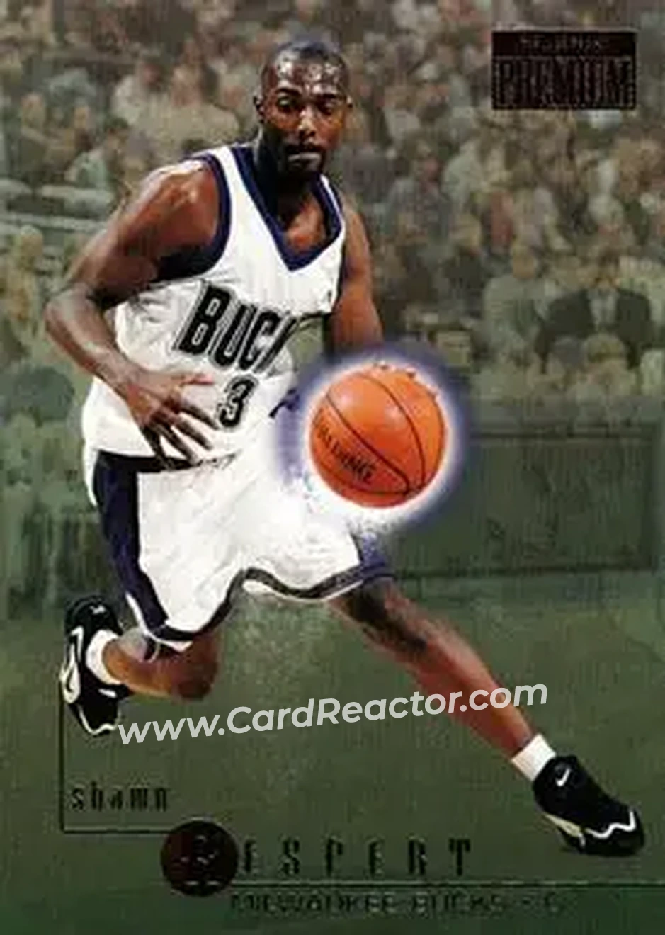 1996-97 SkyBox Premium #65 - Shawn Respert - Milwaukee Bucks - Front