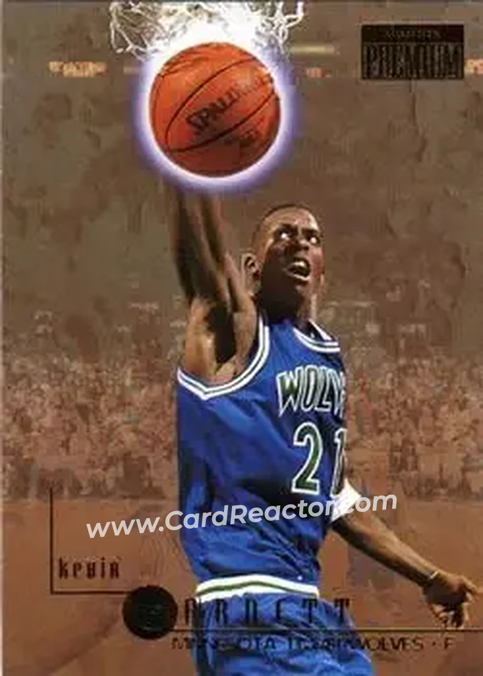 1996-97 SkyBox Premium #67 - Kevin Garnett - Minnesota Timberwolves - Front