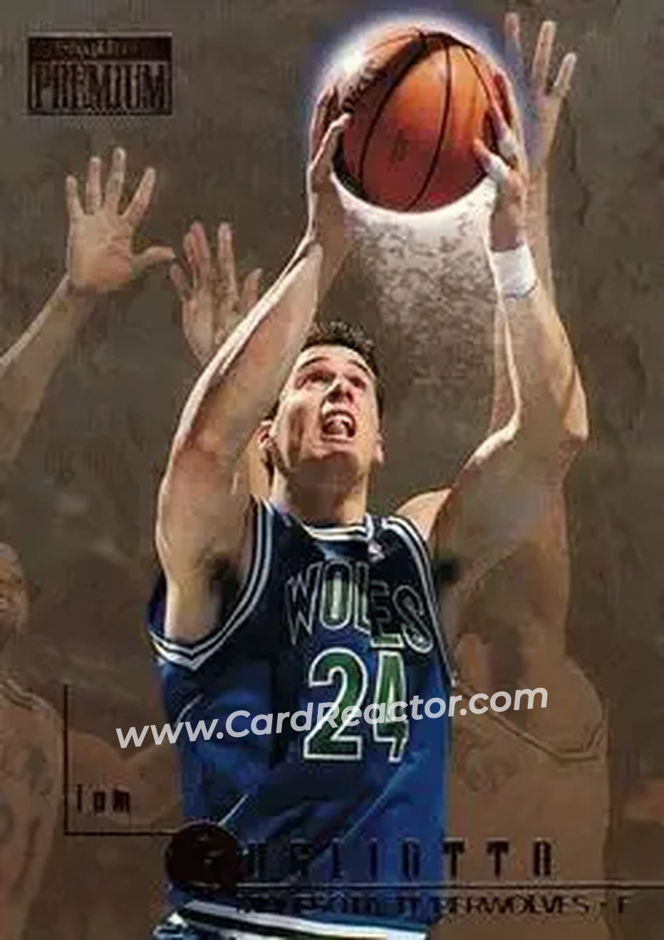 1996-97 SkyBox Premium #68 - Tom Gugliotta - Minnesota Timberwolves - Front