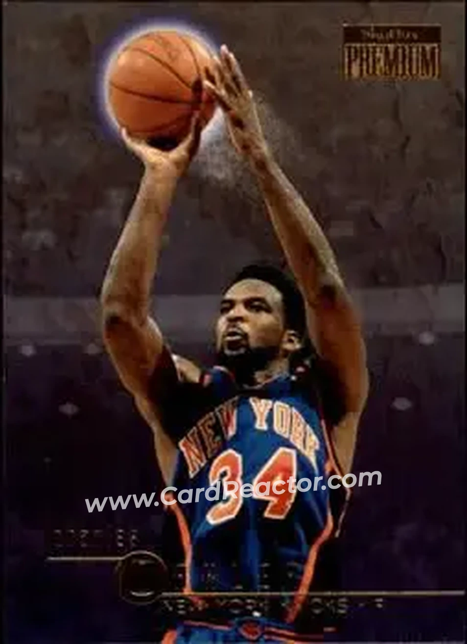 1996-97 SkyBox Premium #77 - Charles Oakley - New York Knicks - Front