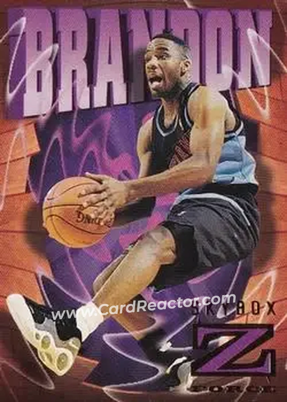 1996-97 SkyBox Z-Force #15 - Terrell Brandon - Cleveland Cavaliers - Front