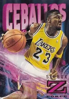1996-97 SkyBox Z-Force #43 - Cedric Ceballos - Los Angeles Lakers