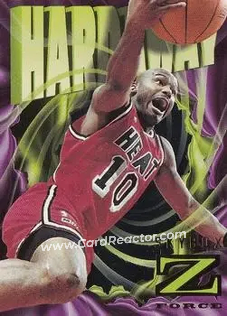 1996-97 SkyBox Z-Force #46 - Tim Hardaway - Miami Heat - Front 1996-97 SkyBox Z-Force #46 - Tim Hardaway - Miami Heat - Front