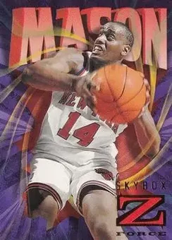 1996-97 SkyBox Z-Force #59 - Anthony Mason - Charlotte Hornets