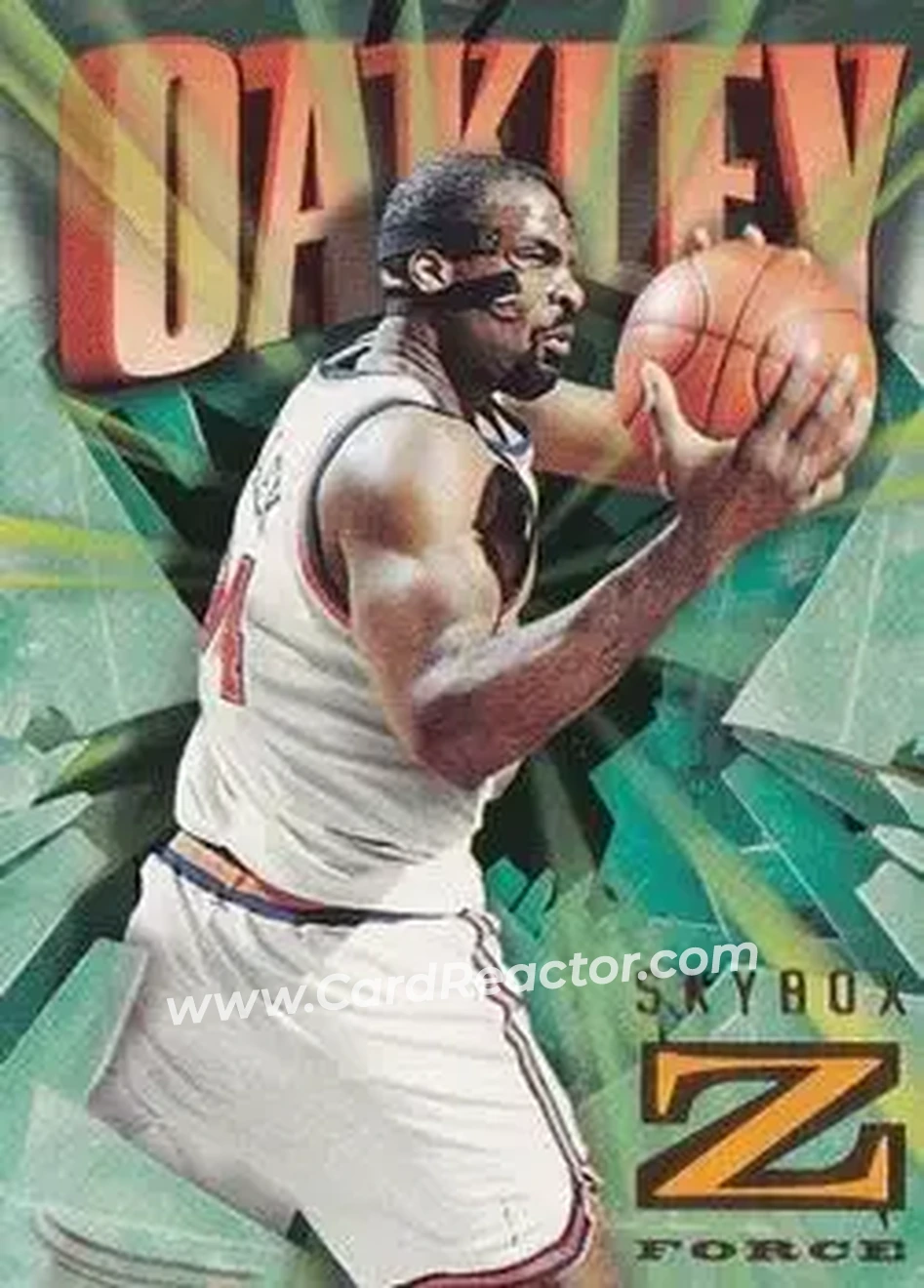 1996-97 SkyBox Z-Force #60 - Charles Oakley - New York Knicks - Front