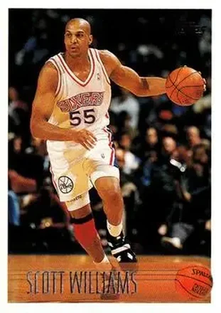 1996-97 Topps #19 - Scott Williams - Philadelphia 76ers