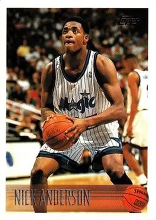 1996-97 Topps #52 - Nick Anderson - Orlando Magic