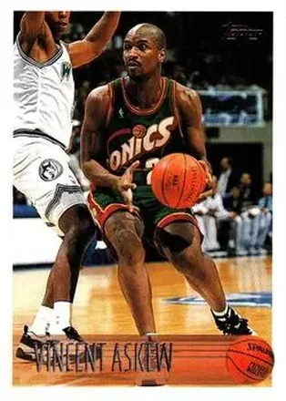 1996-97 Topps #64 - Vincent Askew - Seattle SuperSonics
