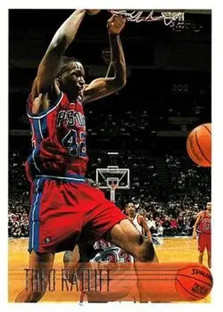 1996-97 Topps #78 - Theo Ratliff - Detroit Pistons
