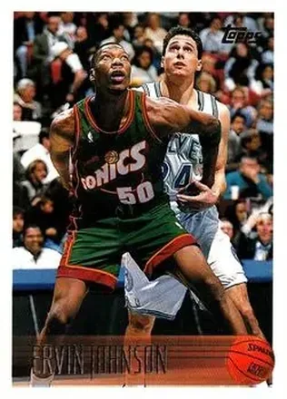 1996-97 Topps #92 - Ervin Johnson - Seattle SuperSonics